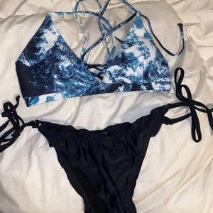 Ocean printed bikini